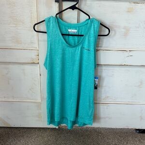 Columbia Women's Teal Performance Tank Top - Aqua